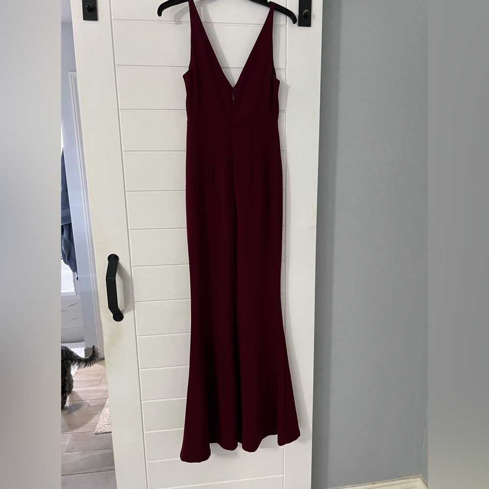 Lulu’s Maroon Gown